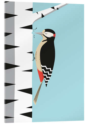 Akryylilasitaulu Woodpecker