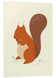 Foam board print Squirrel