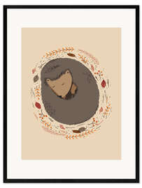 Framed art print Hedgehog