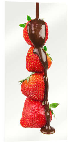 Akrylbillede Strawberry Chocolate