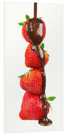 Foam board print Strawberry Chocolate