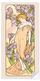 Wandsticker Die Blumen - Iris, 1898