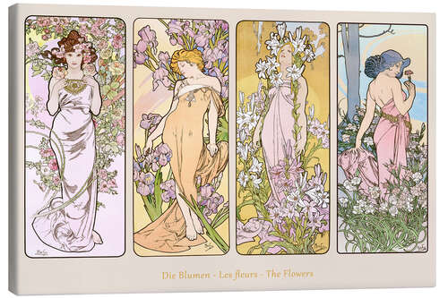 Leinwandbild Die Blumen