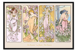 Gerahmter Kunstdruck Die Blumen