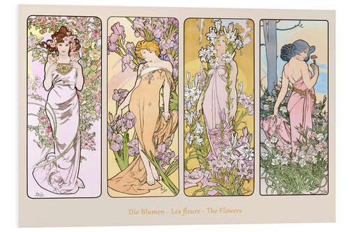 Foam board print The Flowers