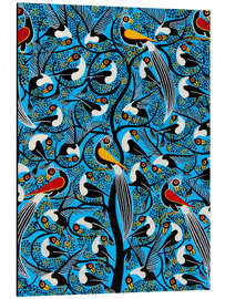 Magnettafel Die wilde Vogelschar bei Nacht