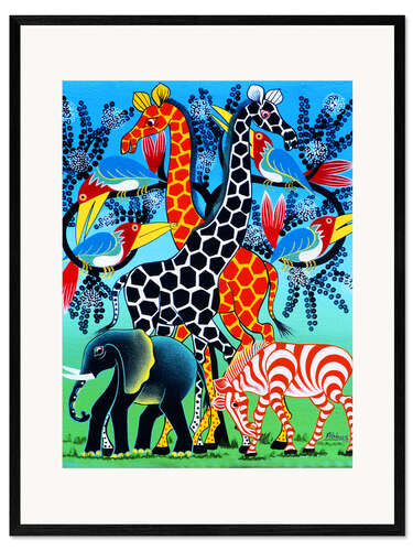 Impression artistique encadrée Harmony in Africa
