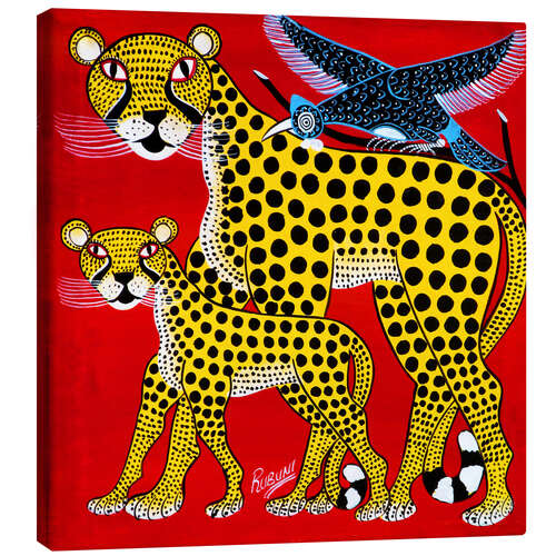 Canvas print Cheetahs on tour