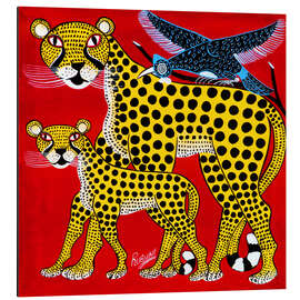 Magnettafel Geparden auf Streifzug