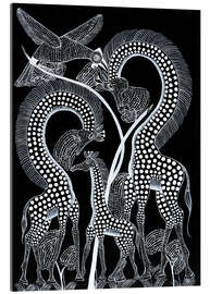 Acrylic print  Black Animals in the wild - Rubuni