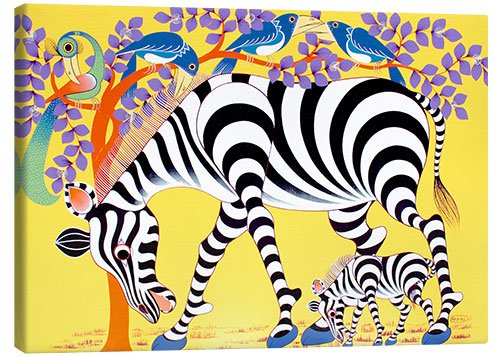 Canvas-taulu Zebras walk