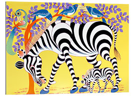 Gallery print Zebras walk