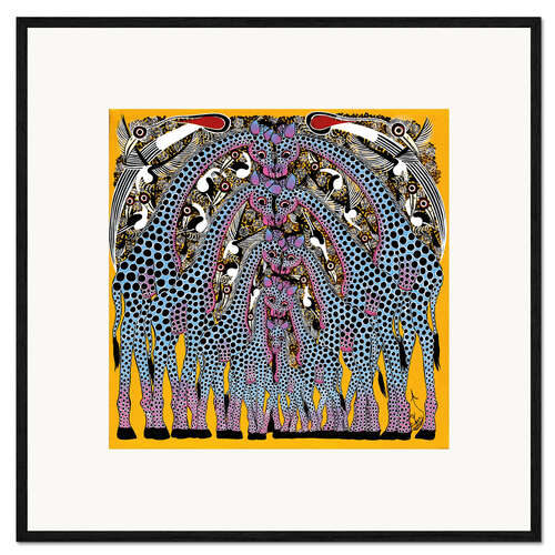 Framed art print Symmetry of Africa