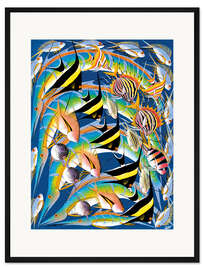 Gerahmter Kunstdruck Fischwelt Afrikas