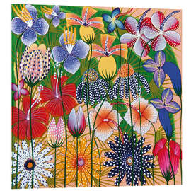 Foam board print Flower miracle of the jungle