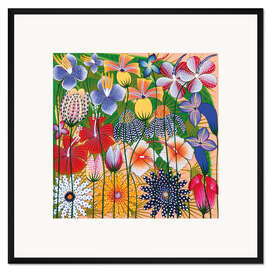 Gerahmter Kunstdruck Blütenwunder des Dschungels
