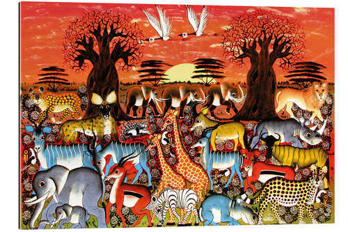 Galleriprint A nightly journey through the savanna