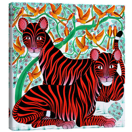 Canvas-taulu Resting big cats