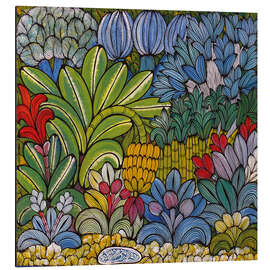 Magnettafel Farbige Blumenpracht