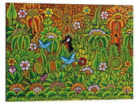 Magnettafel Buntes Leben im Dschungel