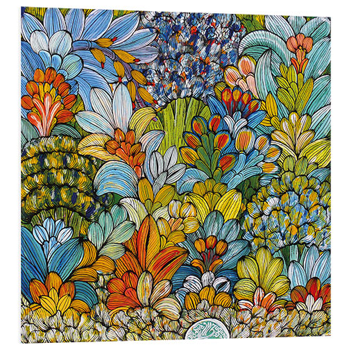 Tableau en PVC Colorful foliage