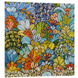 Foam board print Colorful foliage