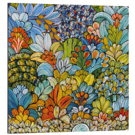 Magnettafel Buntes Blattwerk