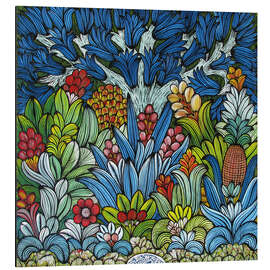 Magnettafel Blüten der Savanne