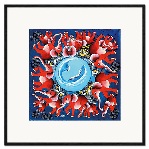 Framed art print The Elephant Circle