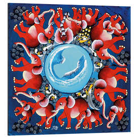 Magnettafel Der Elefantenkreis