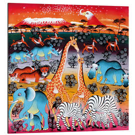 Magnettafel Tiere unterm Sternenhimmel