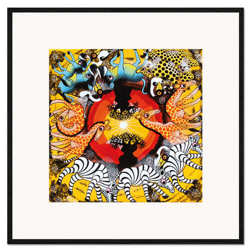 Framed art print The circle of life in the morning