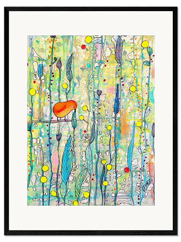 Impression artistique encadrée Grandir