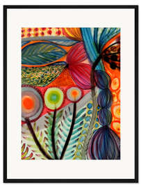 Gerahmter Kunstdruck Dauerblüher