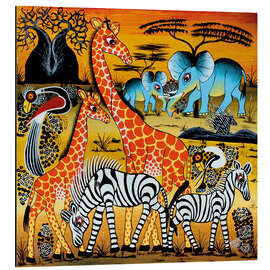 Magnettafel Das Treffen der Herden