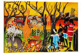 Magnettafel Das Leben in der Savanne