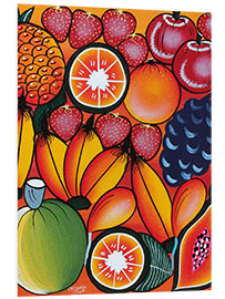 Foam board print Exotic fruit variation