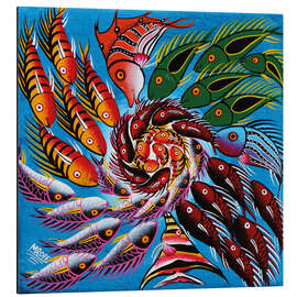 Magnettafel Bunter Fischwirbel