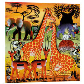 Magnettafel Alltag in der Savanne