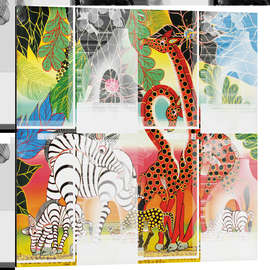 Aluminium print African animals in the jungle