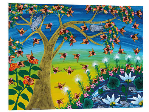 Gallery print Bees on a tree