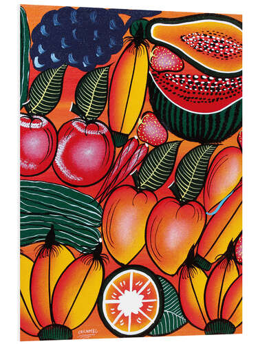 Foam board print Exotic Fruits All kinds of