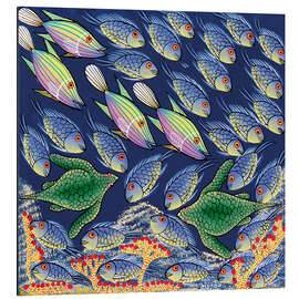 Magnettafel Reges Fischtreiben