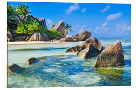 Magnettafel Seychellen