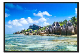 Gerahmter Kunstdruck Seychellen