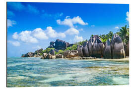 Magnettafel Seychellen