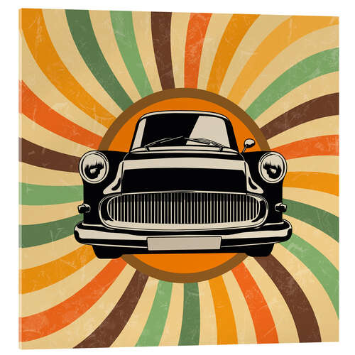 Cuadro de metacrilato Retro car oldtimer