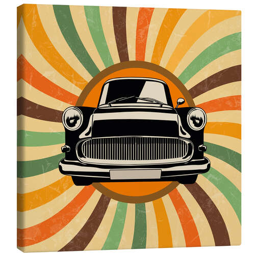 Leinwandbild Retro Auto Oldtimer