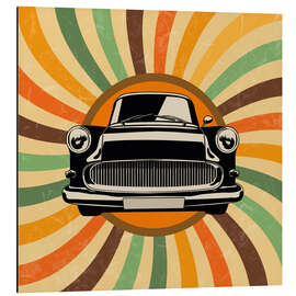 Magnettafel Retro Auto Oldtimer