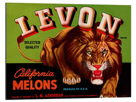 Quadro em alumínio Levon - Vintage Advertising Collection